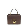 Coccinelle Brown Calf Leather Bos Taurus Handbag