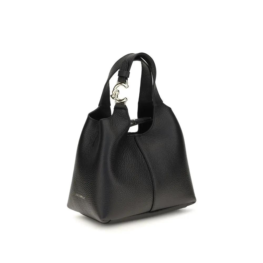 Coccinelle Black Calf Leather Bos Taurus Shoulder Bag