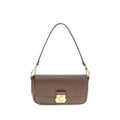 Coccinelle Brown Calf Leather Bos Taurus Shoulder Bag