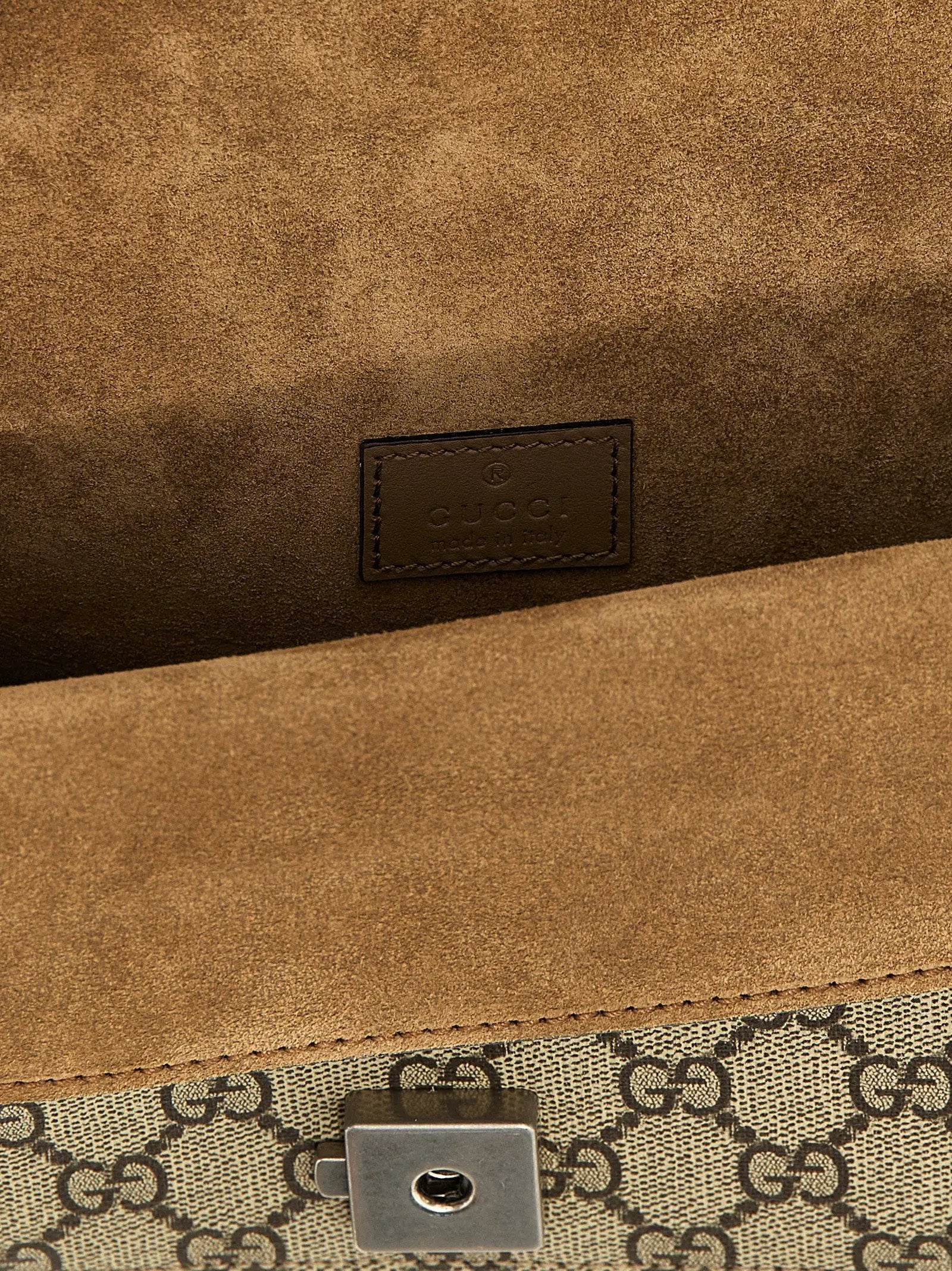 Gucci Beige Calfskin Shoulder Bag