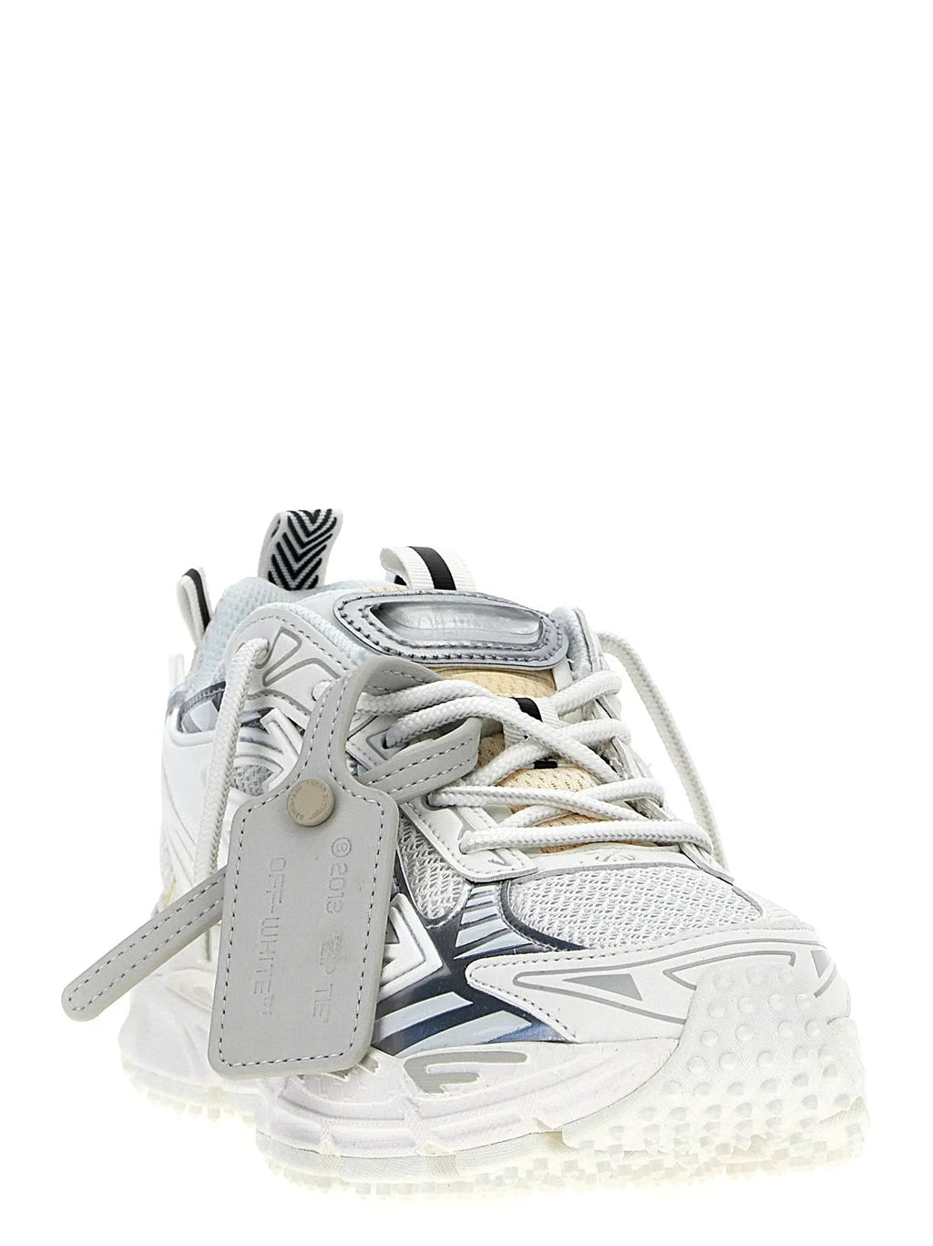 Off-White White Polyethylene Athletic Sneakers
