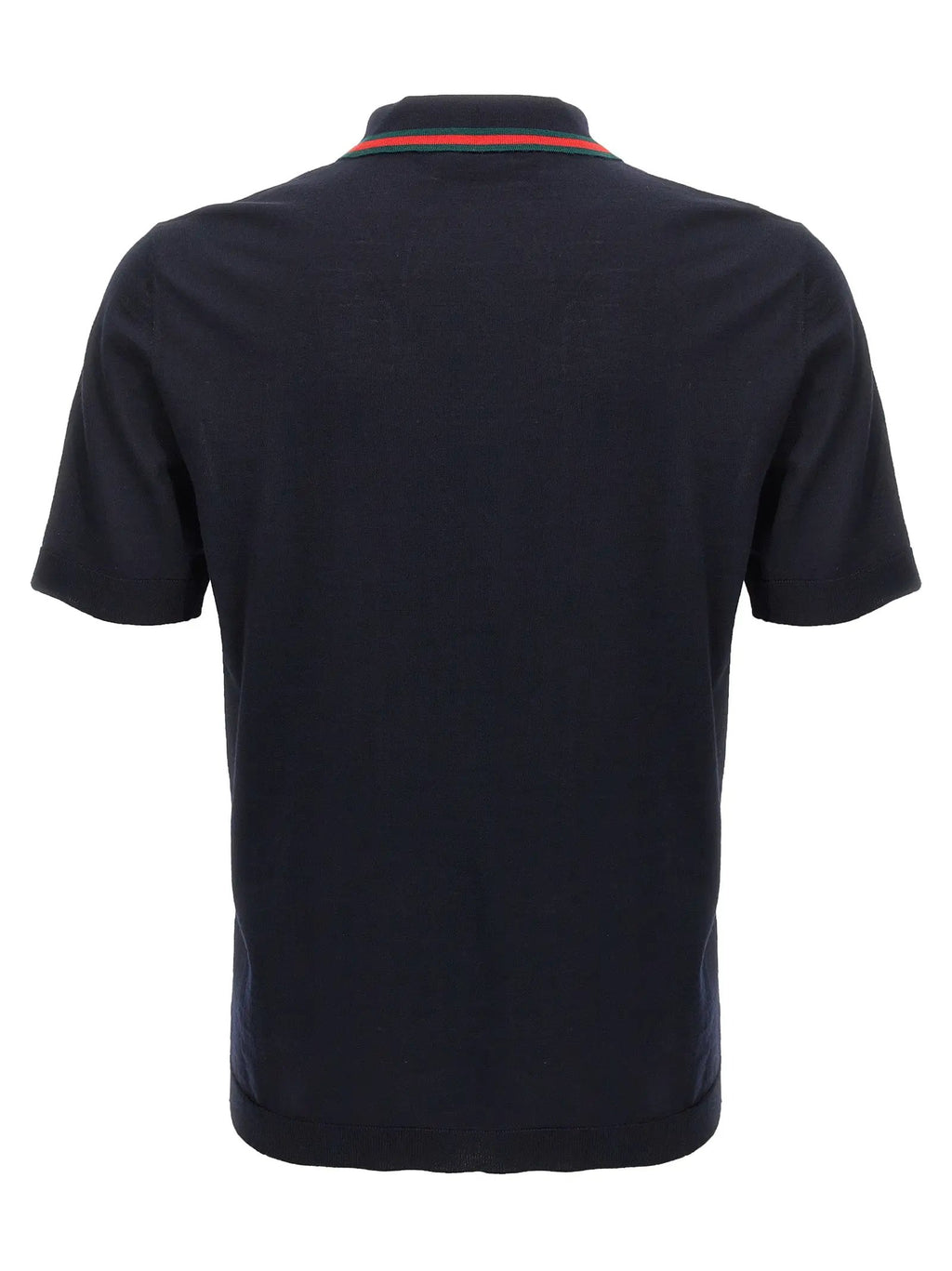 Gucci Blue Wool Polo Shirt