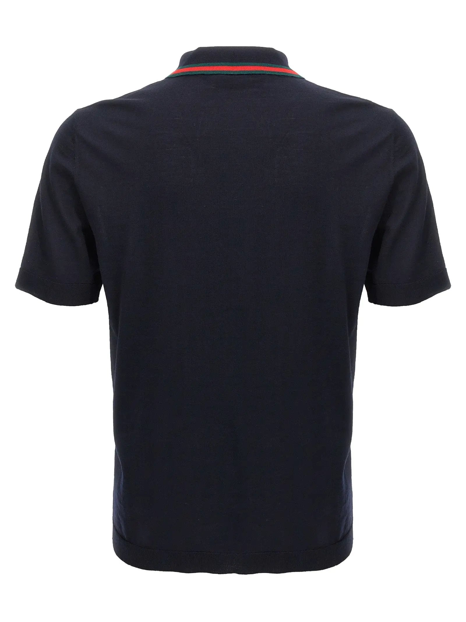 Gucci Blue Wool Polo Shirt
