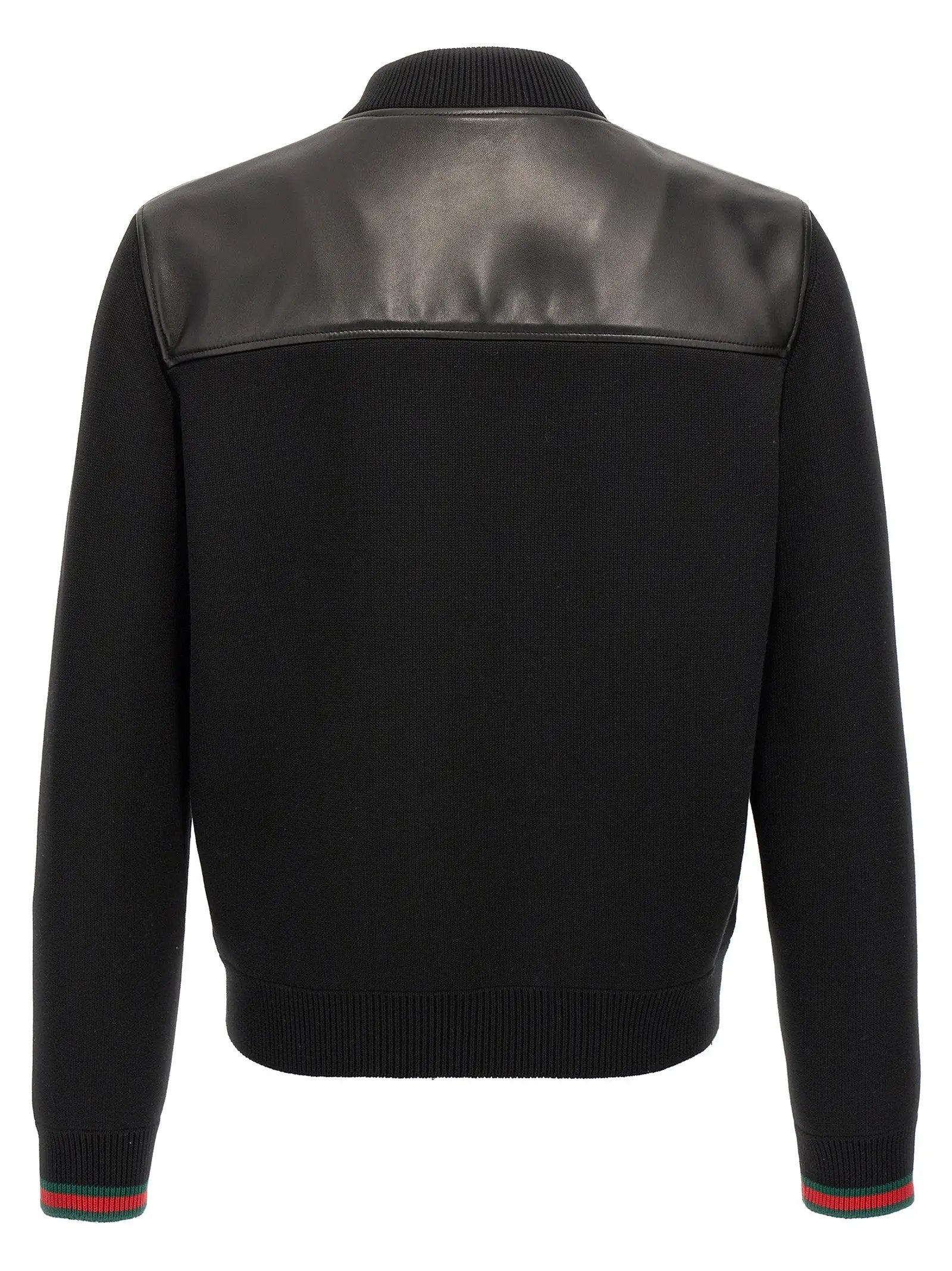 Gucci Black Lamb Leather Leather Jacket