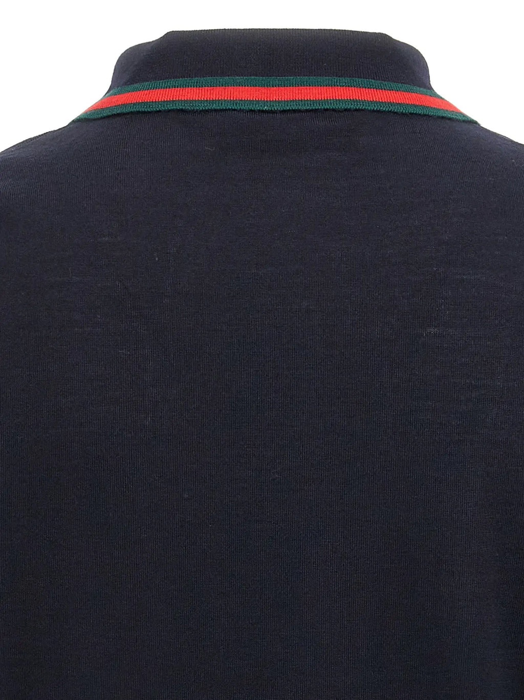 Gucci Blue Wool Polo Shirt