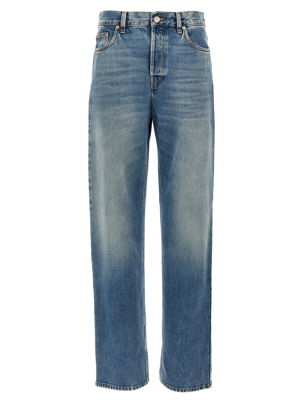 Gucci Blue Cotton Boyfriend Jeans
