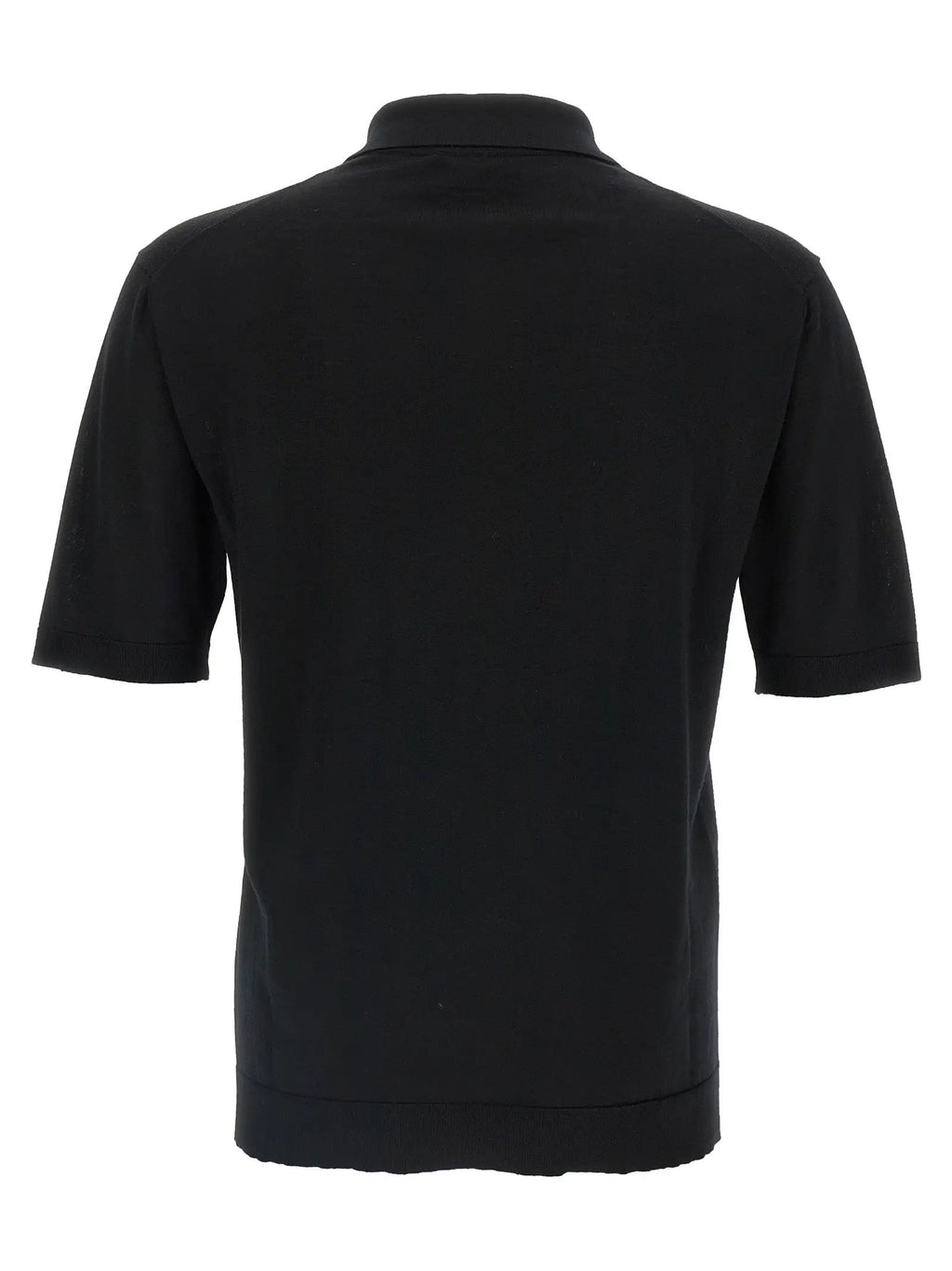 Gucci Black Wool Polo Shirt