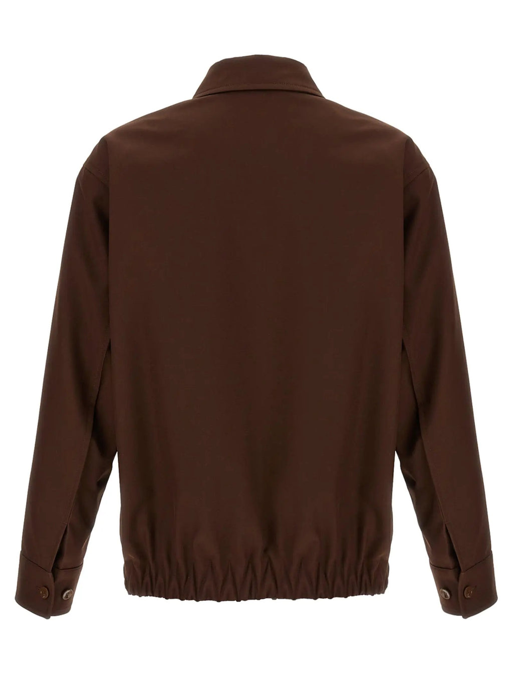 Gucci Brown Wool Full-Length Jacket