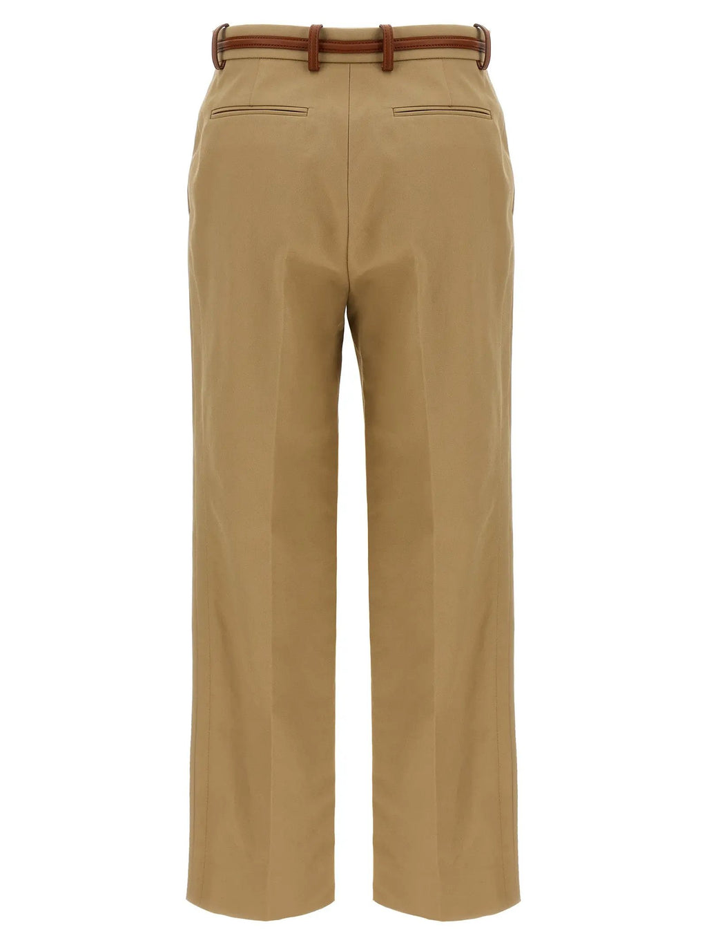 Pantalon décontracté Gucci en coton beige