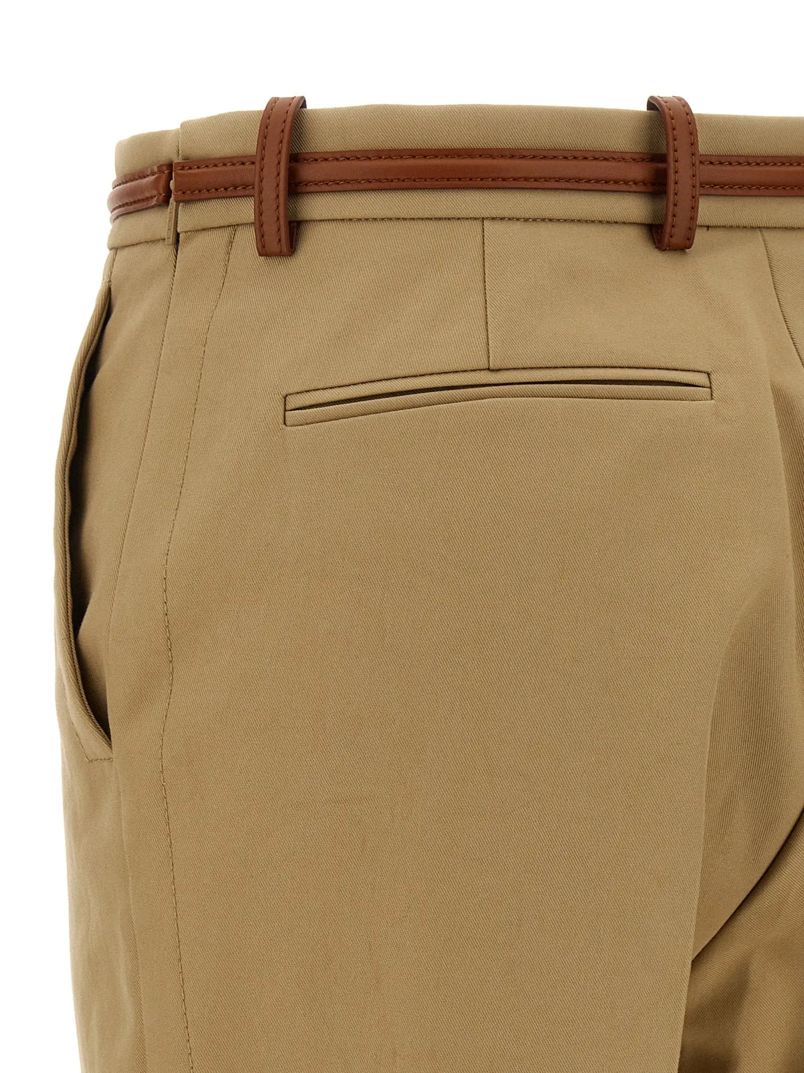 Pantalon décontracté Gucci en coton beige