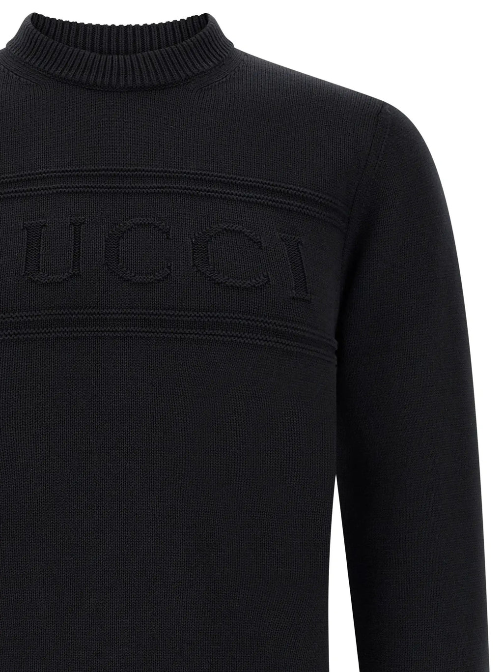Gucci Black Cotton Cardigan