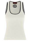 Gucci Bicolor Viscose Tank Tops