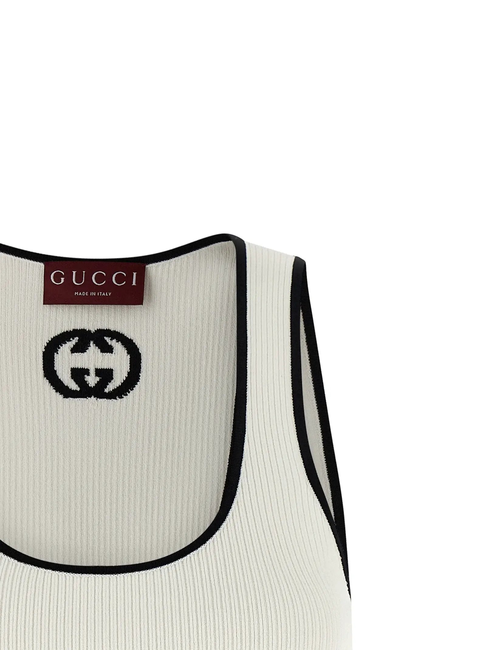 Gucci Bicolor Viscose Tank Tops