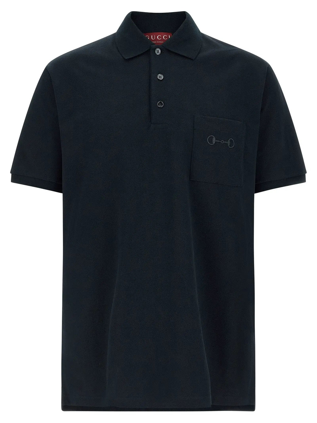Polo Gucci en coton bleu