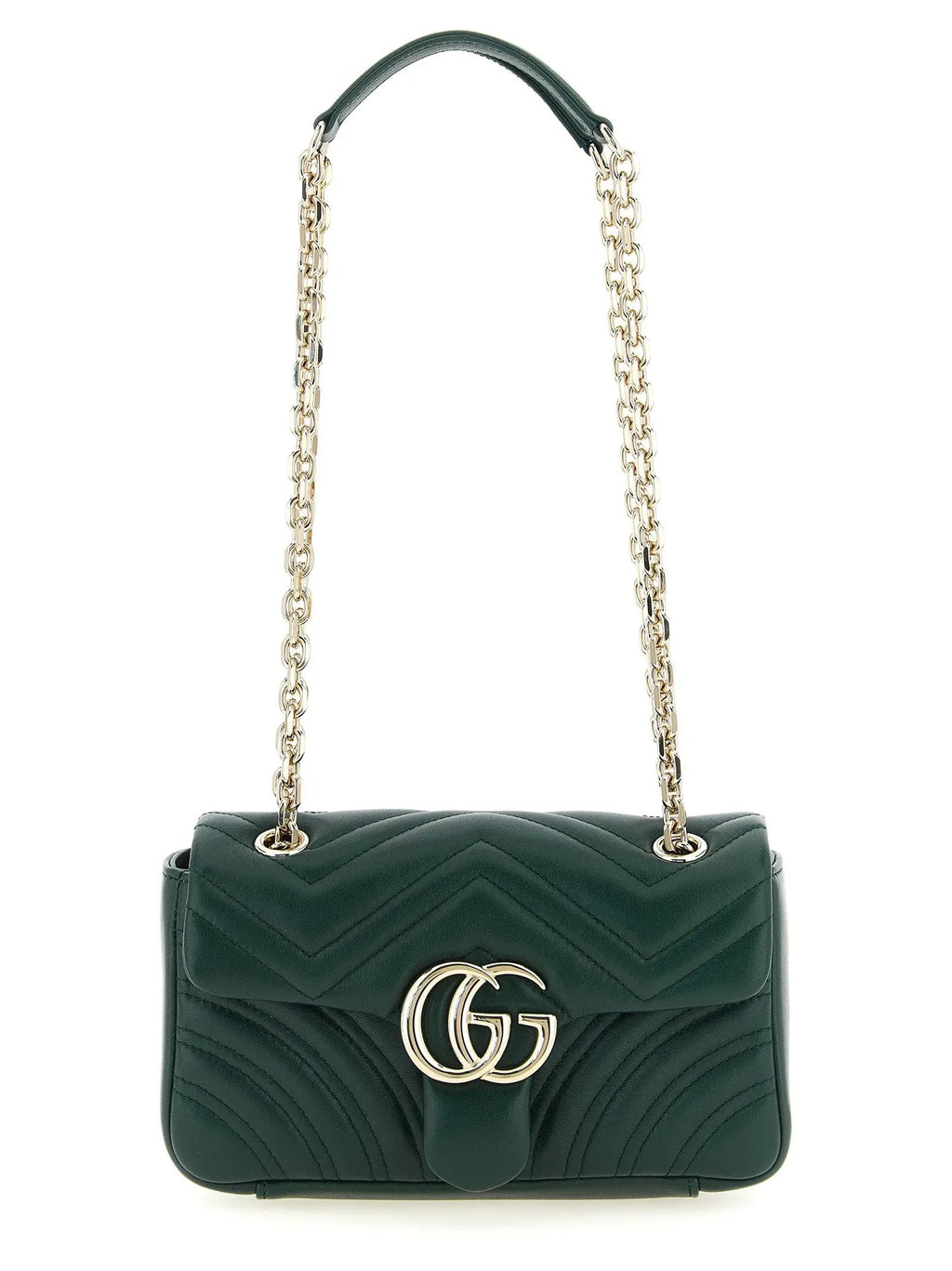 Gucci Bicolor Lamb Leather Shoulder Bag