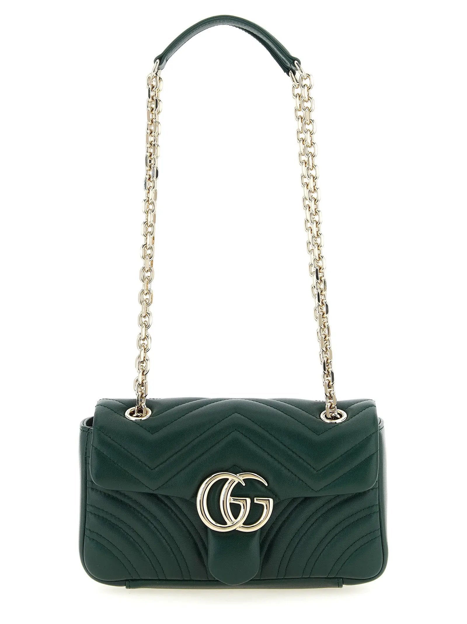 Gucci Bicolor Lamb Leather Shoulder Bag