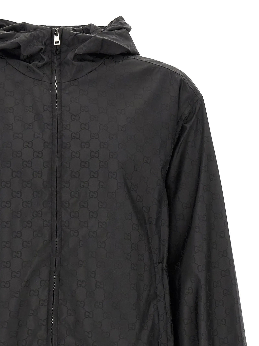 Gucci Black Polyamide Shell Jacket