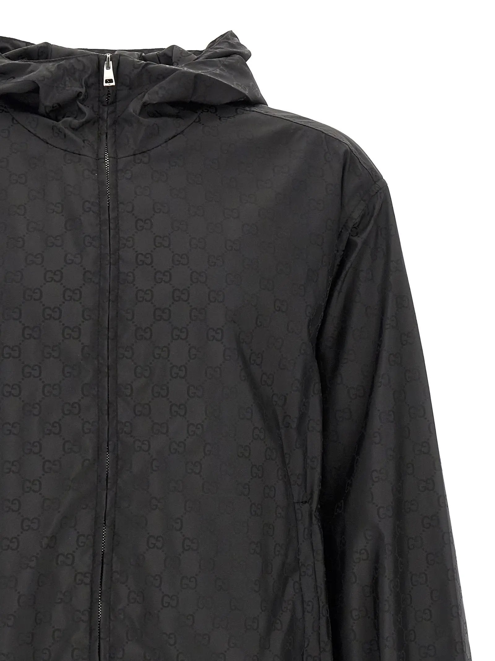 Gucci Black Polyamide Shell Jacket