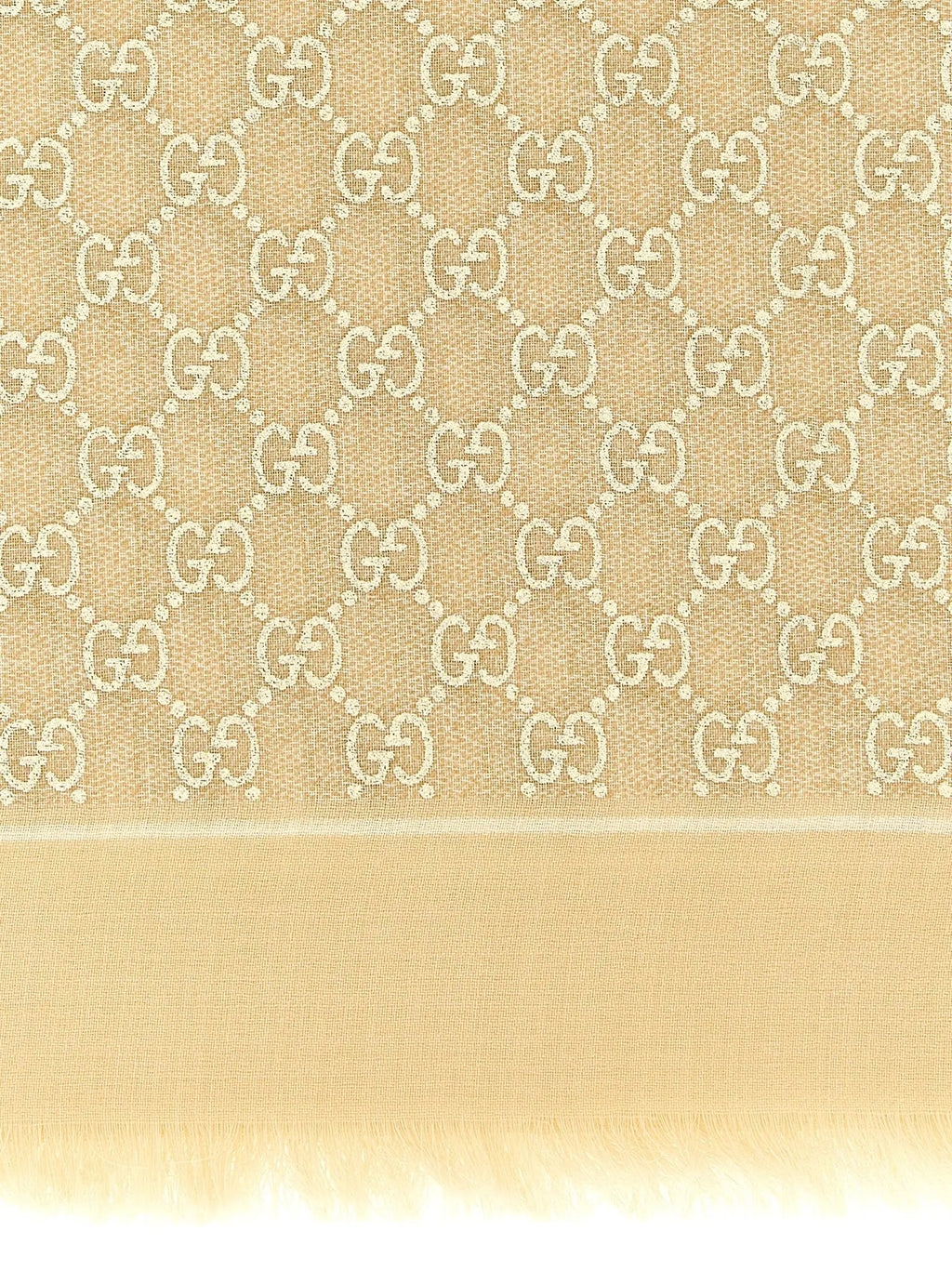 Gucci Beige Wool Scarf