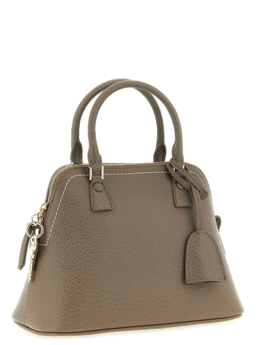 Maison Margiela Gray Calfskin Shoulder Bag