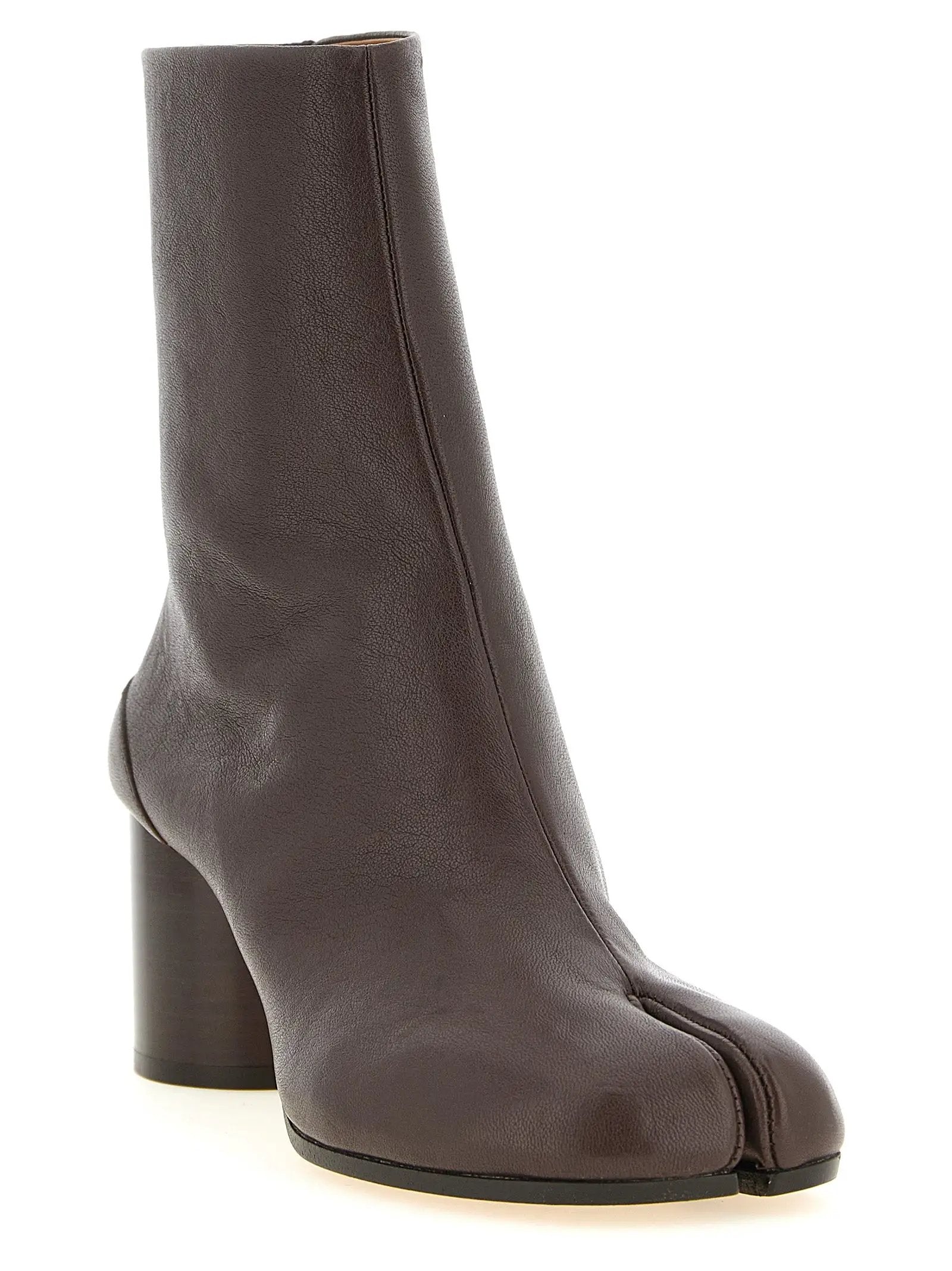 Maison Margiela Brown Lamb Leather Ankle Boots
