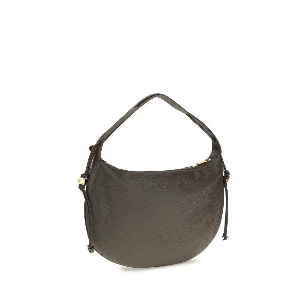 Coccinelle Brown Calf Leather Bos Taurus Shoulder Bag