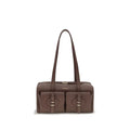Coccinelle Brown Calf Leather Bos Taurus Shoulder Bag