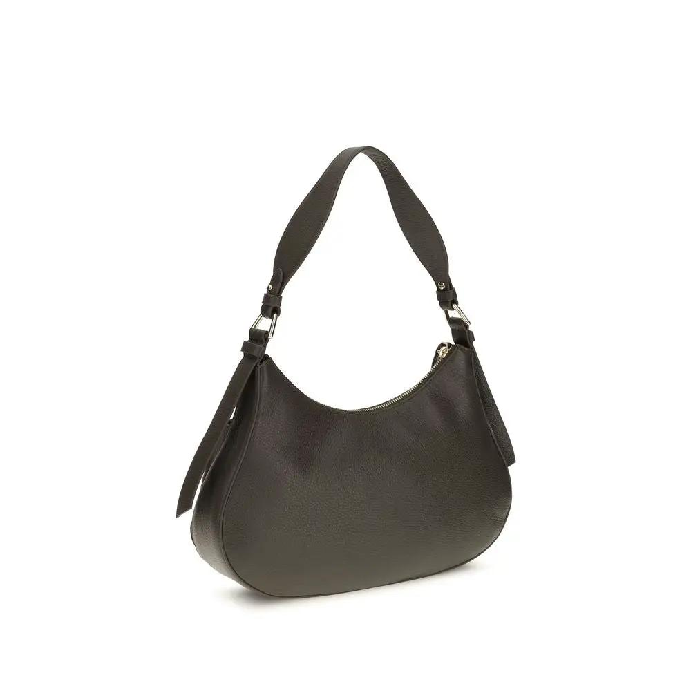 Coccinelle Brown Calf Leather Bos Taurus Shoulder Bag
