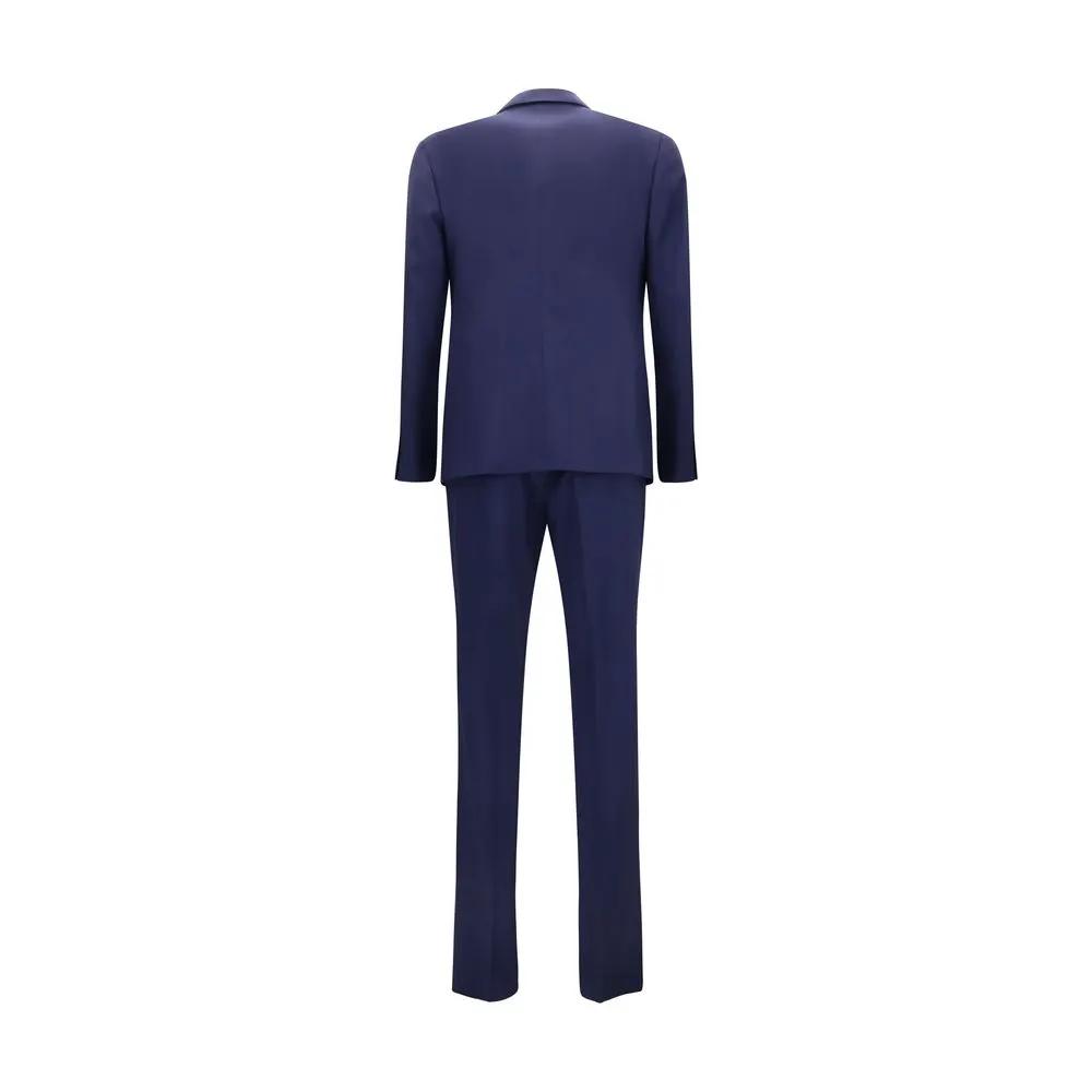 Lardini Blue Wool Oves Aries Two-Piece Suit