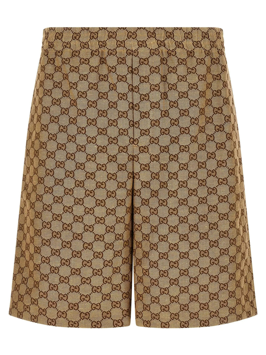Gucci Gucci Beige Linen Bermuda Shorts