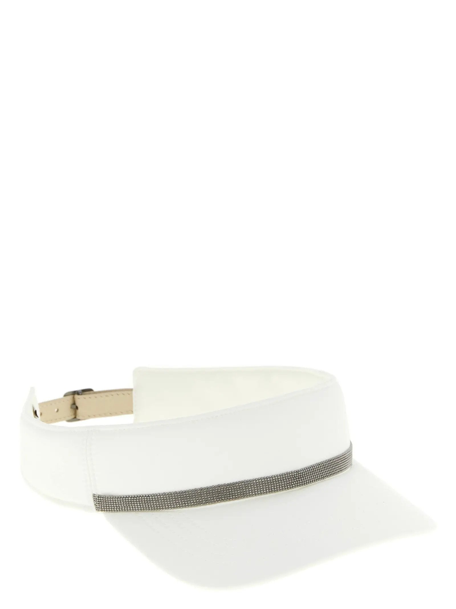 Brunello Cucinelli White Polyester Cap (Baseball Hat)
