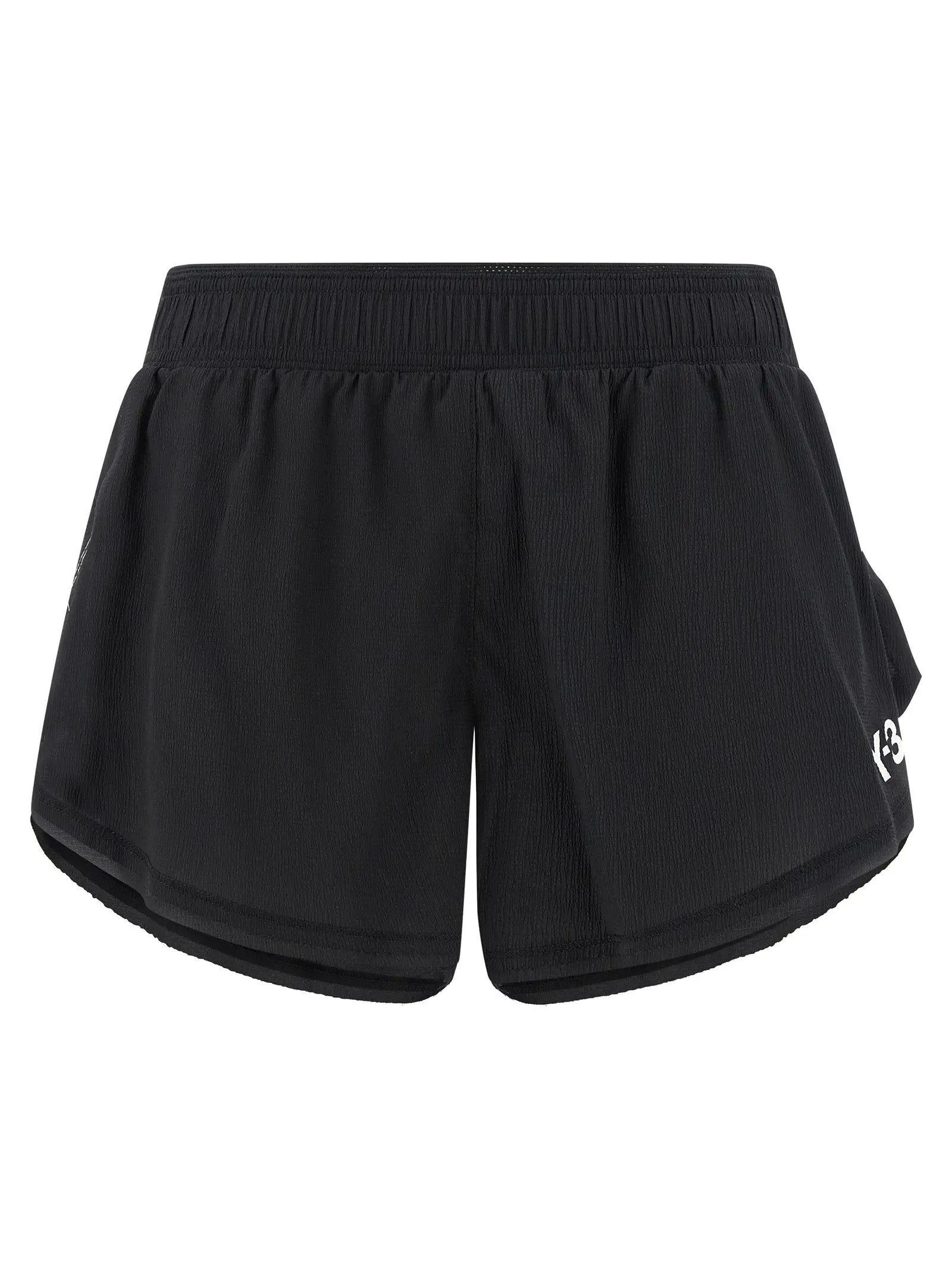 Y-3 Black Polyamide Bermuda Shorts