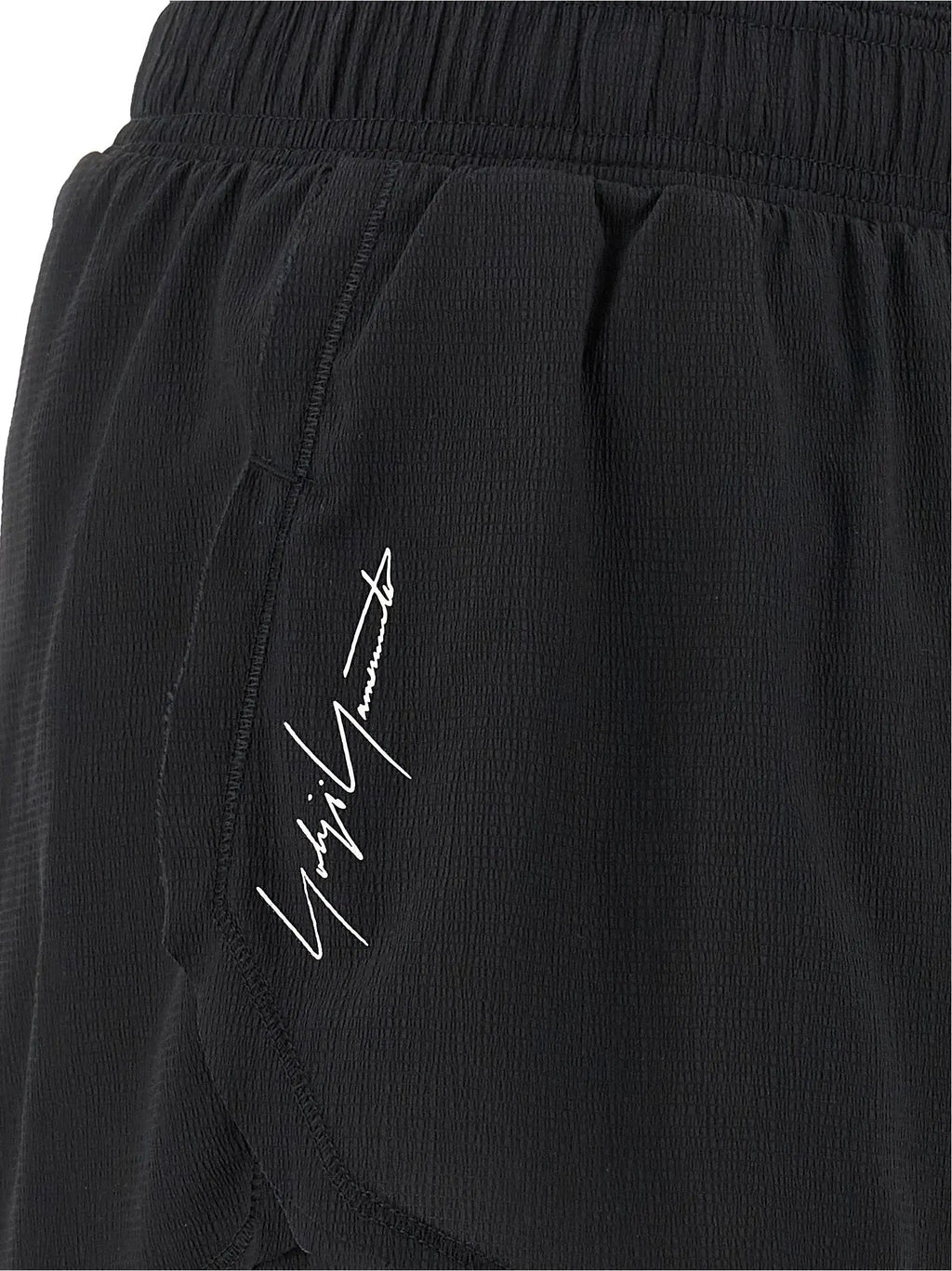 Y-3 Black Polyamide Bermuda Shorts