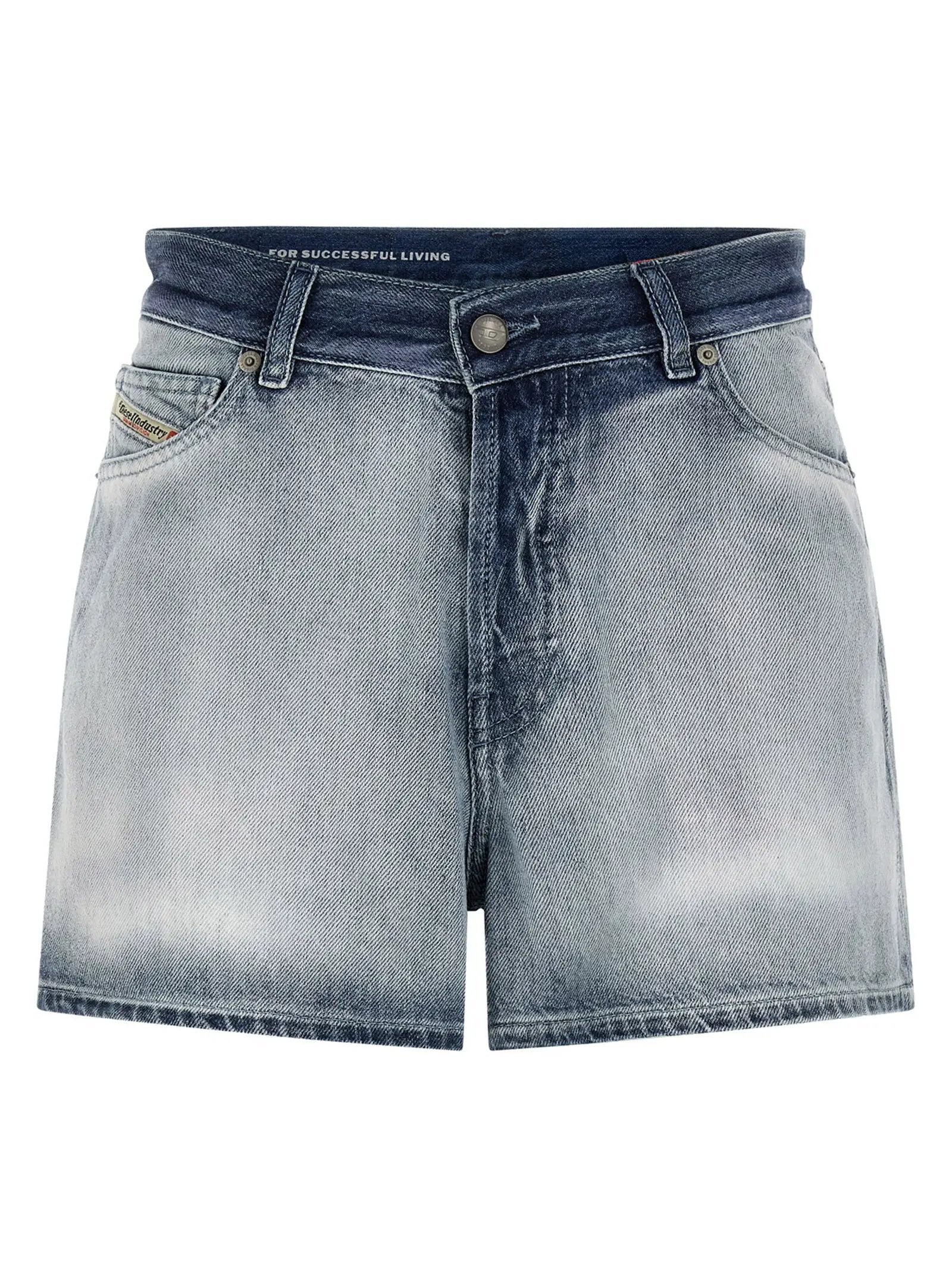 Bermuda en coton bleu Diesel