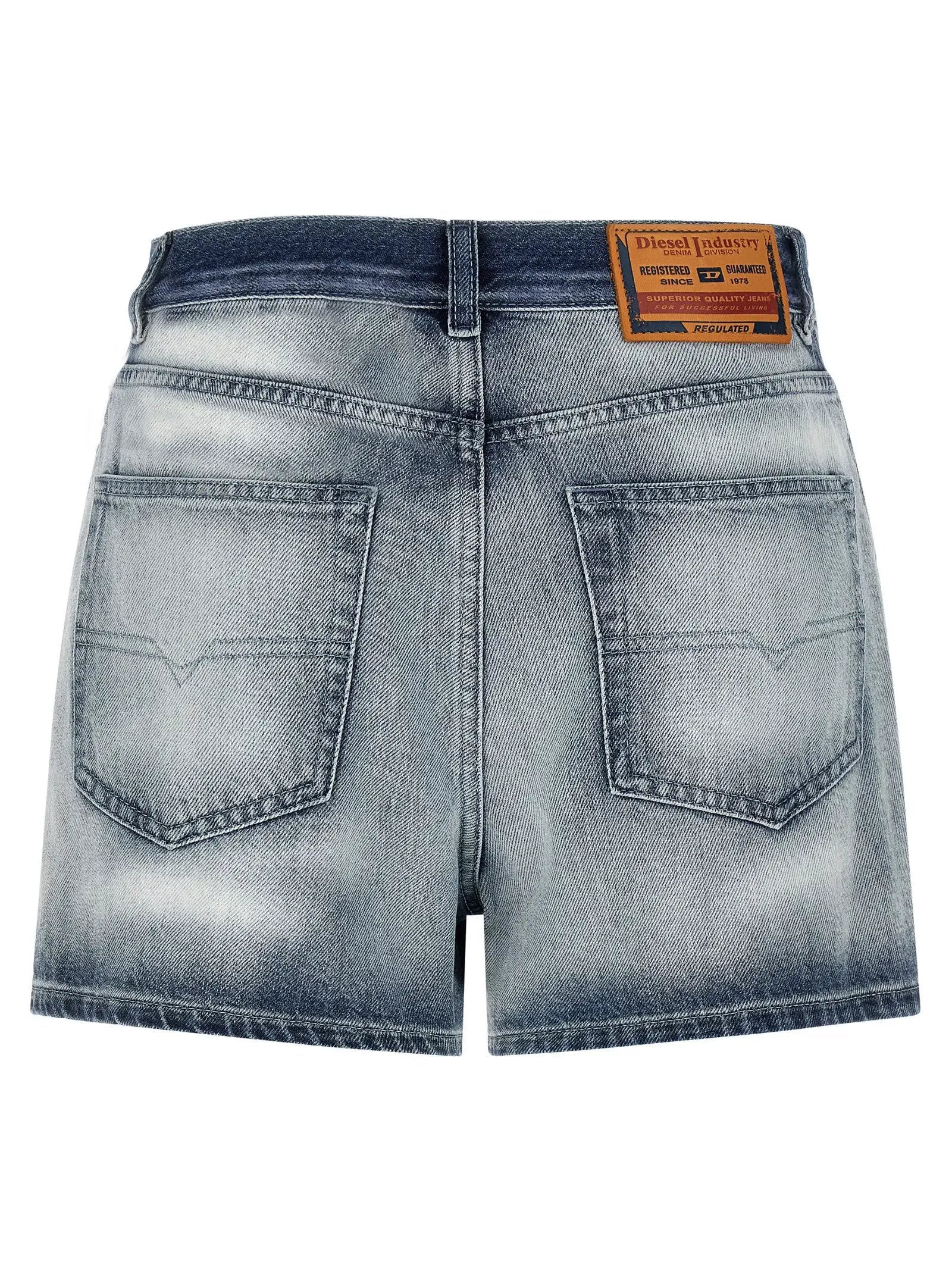 Bermuda en coton bleu Diesel
