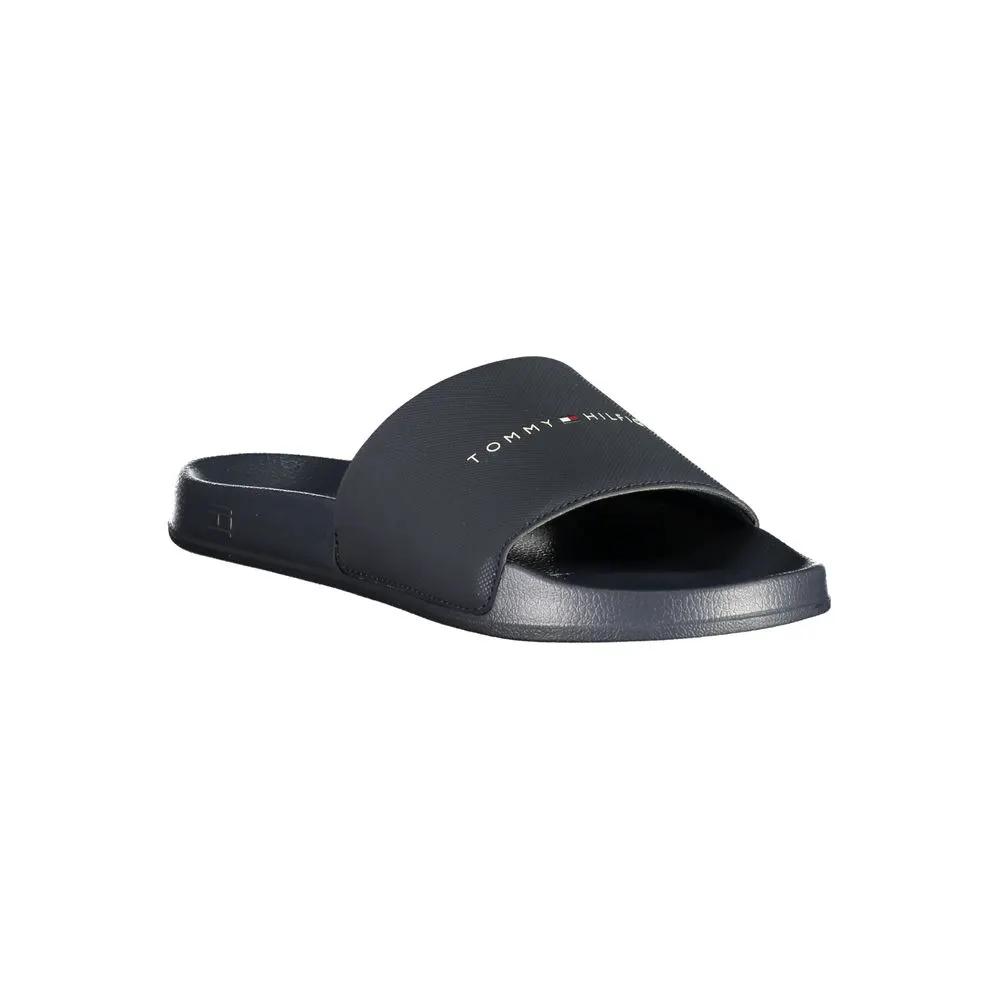 Tommy Hilfiger Blue Polyurethane Men's Slipper