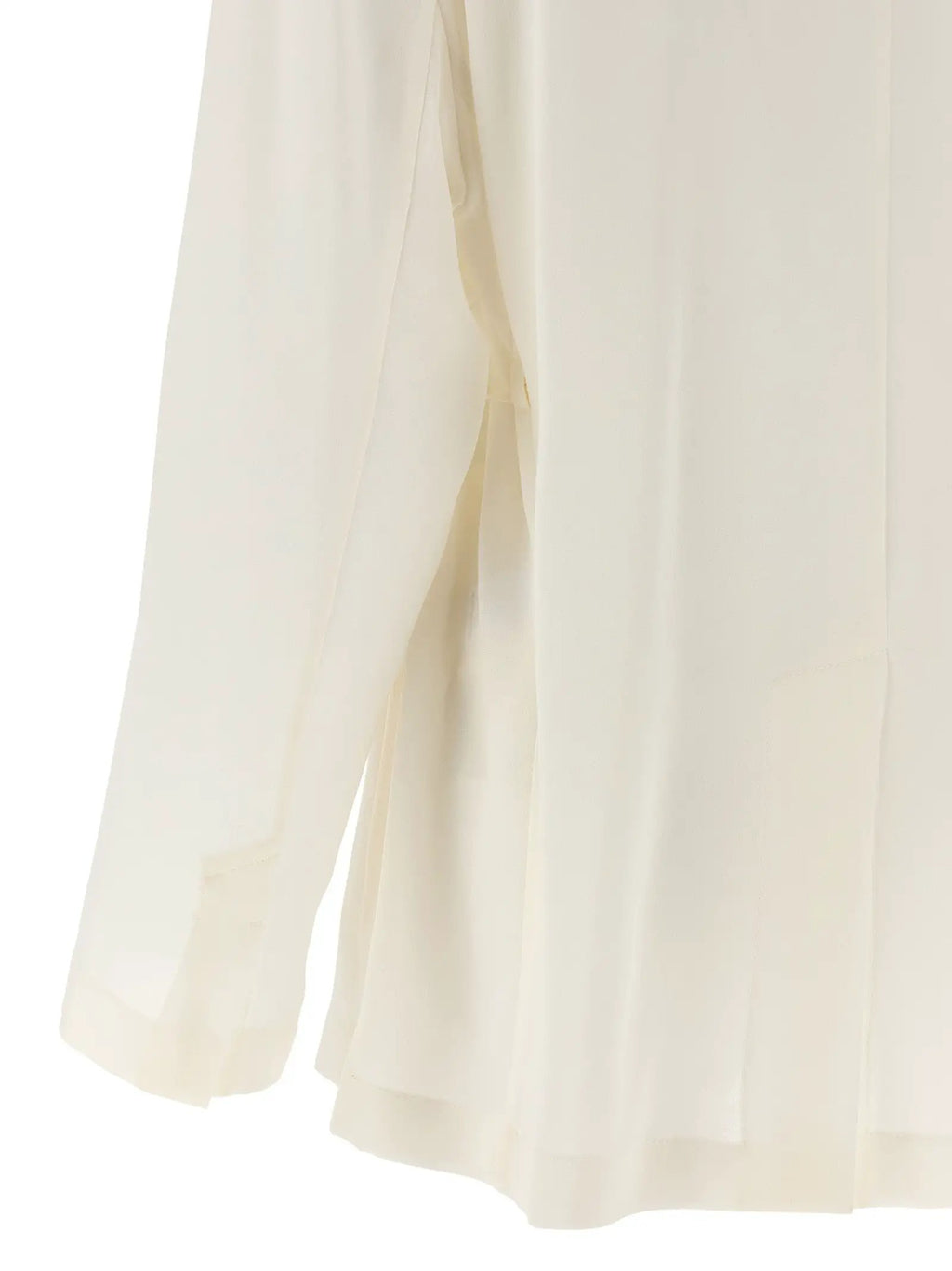 Brunello Cucinelli Beige Silk Blazer