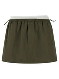 Alexander Wang Bicolor Cotton Long Skirt