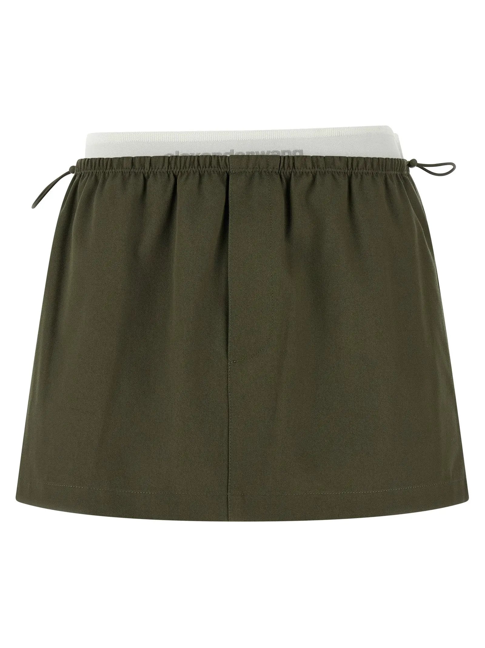 Alexander Wang Bicolor Cotton Long Skirt