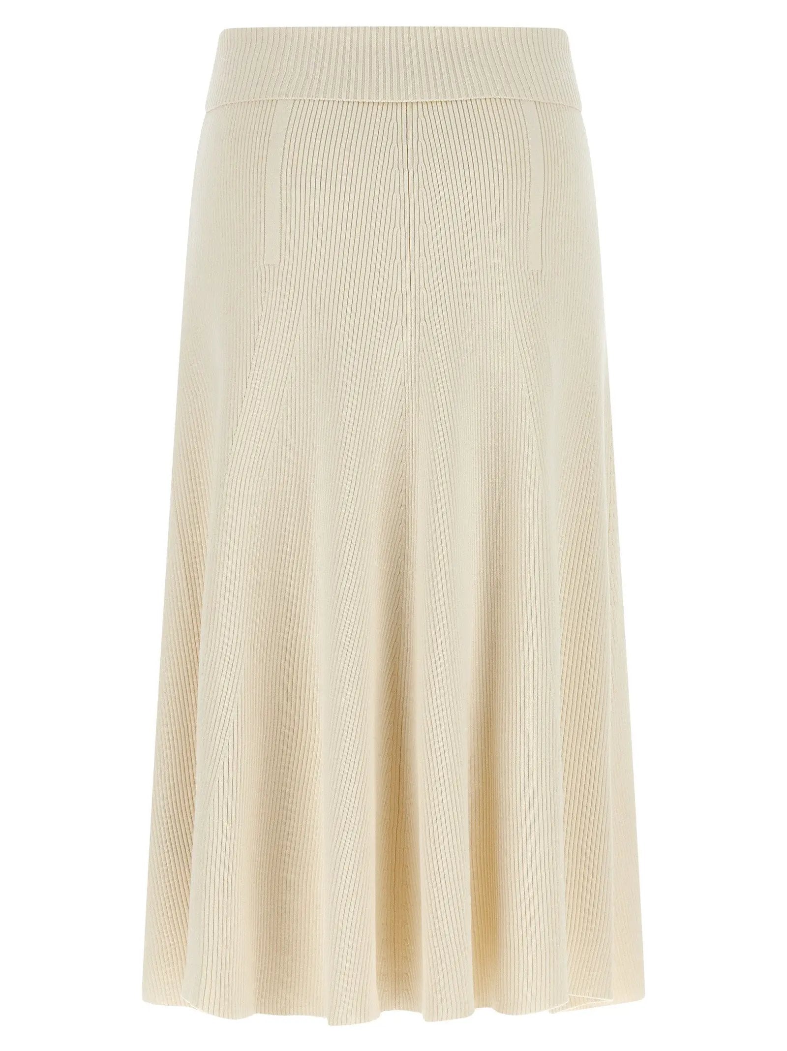 Zimmermann Beige Viscose Midi Skirt