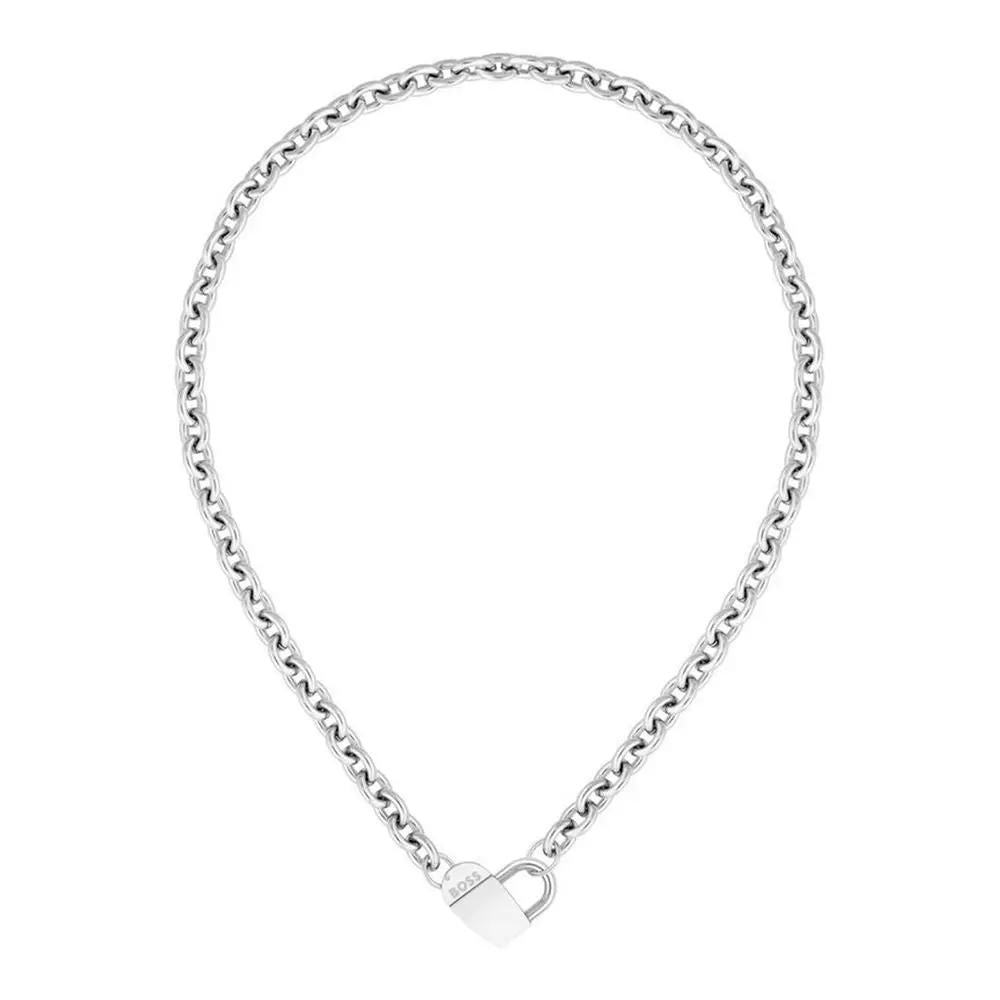 Hugo Boss Hugo Boss Gray Stainless Steel Necklace