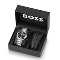Hugo Boss Gray Stainless Steel Dress Watch