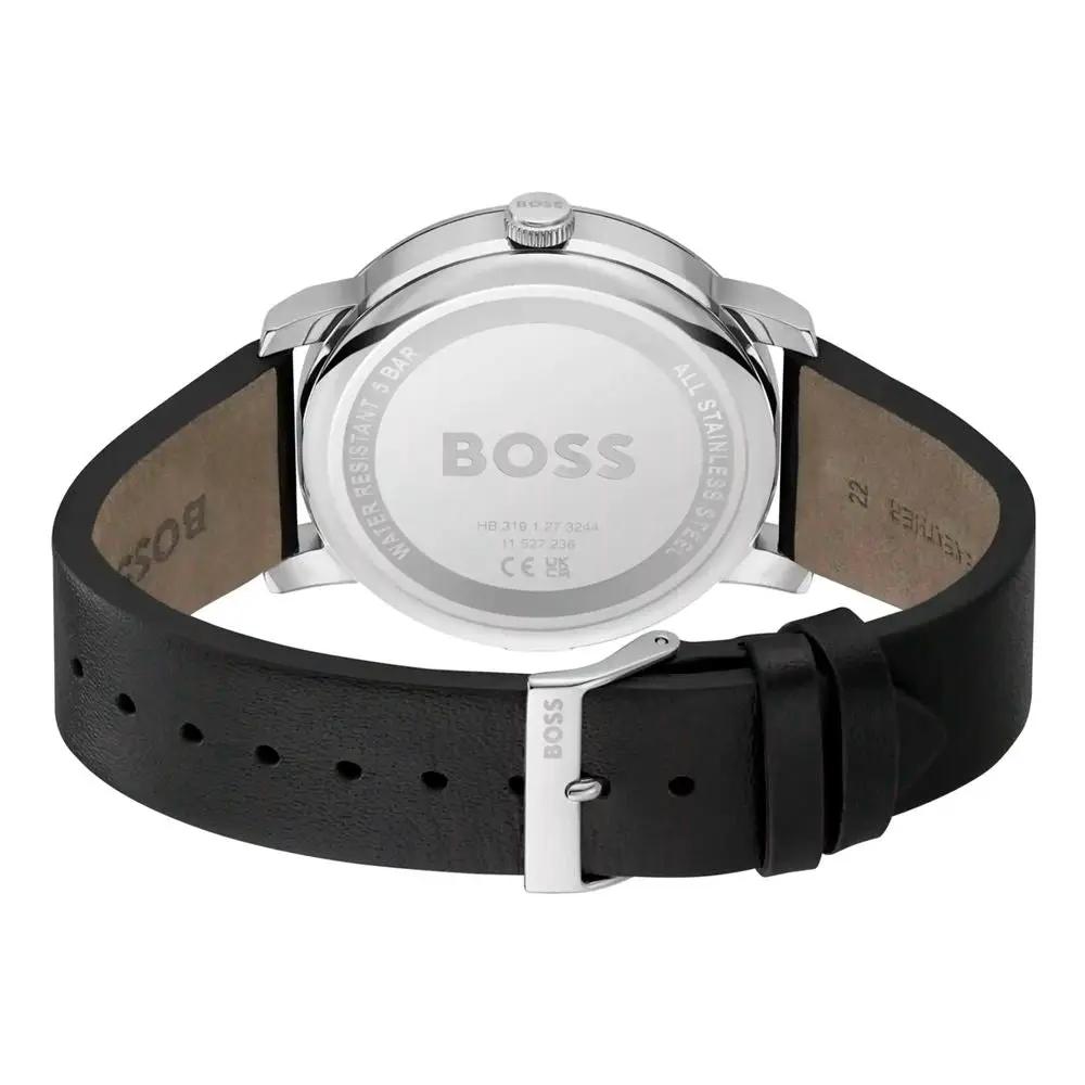 Hugo Boss Black Leather Dress Watch