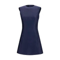 Balenciaga Blue Wool Oves Aries Casual Dress