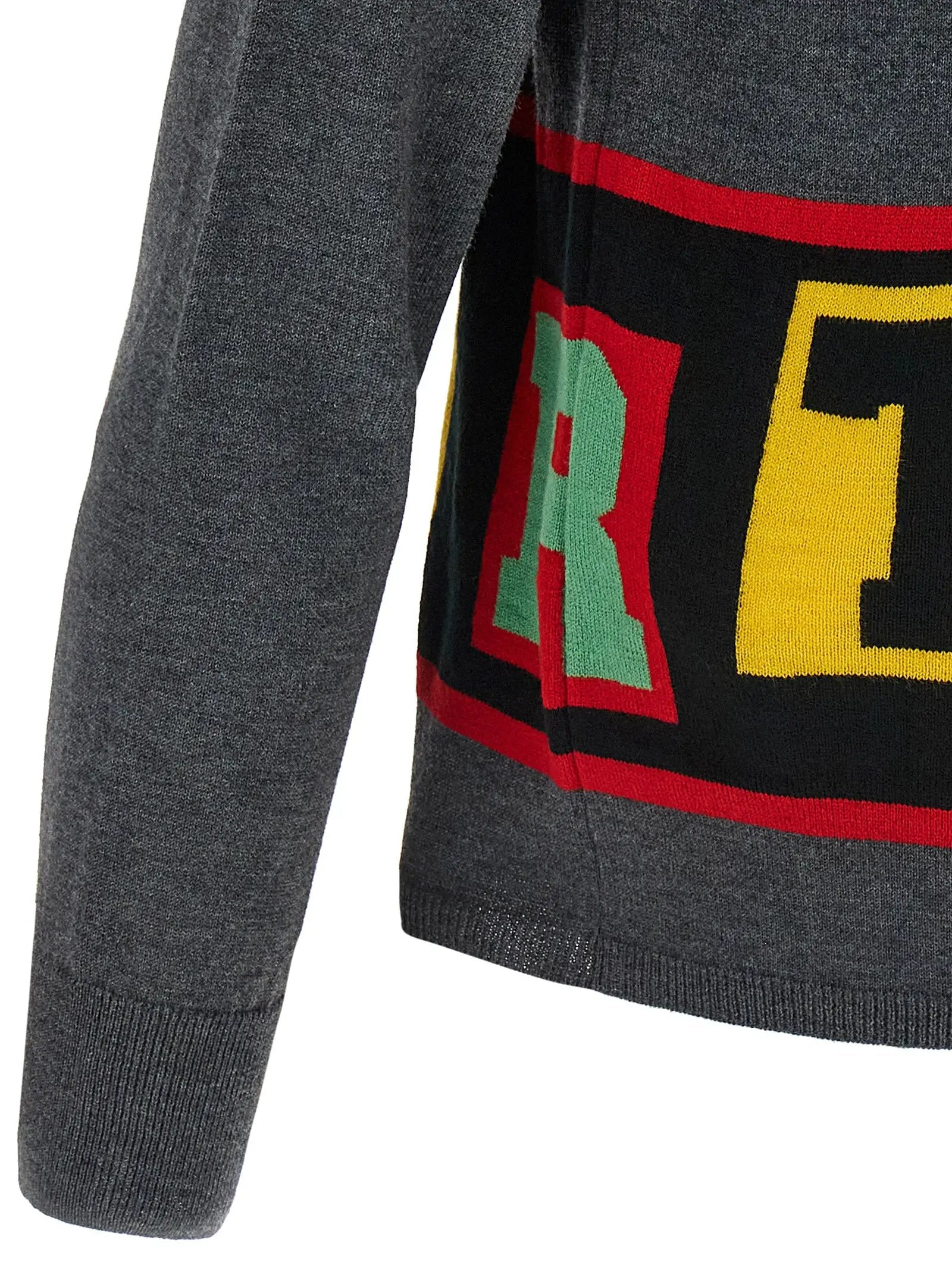 Comme Des Garçons Gray Acetate Cardigan