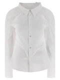 MM6 Maison Margiela White Cotton Blouse