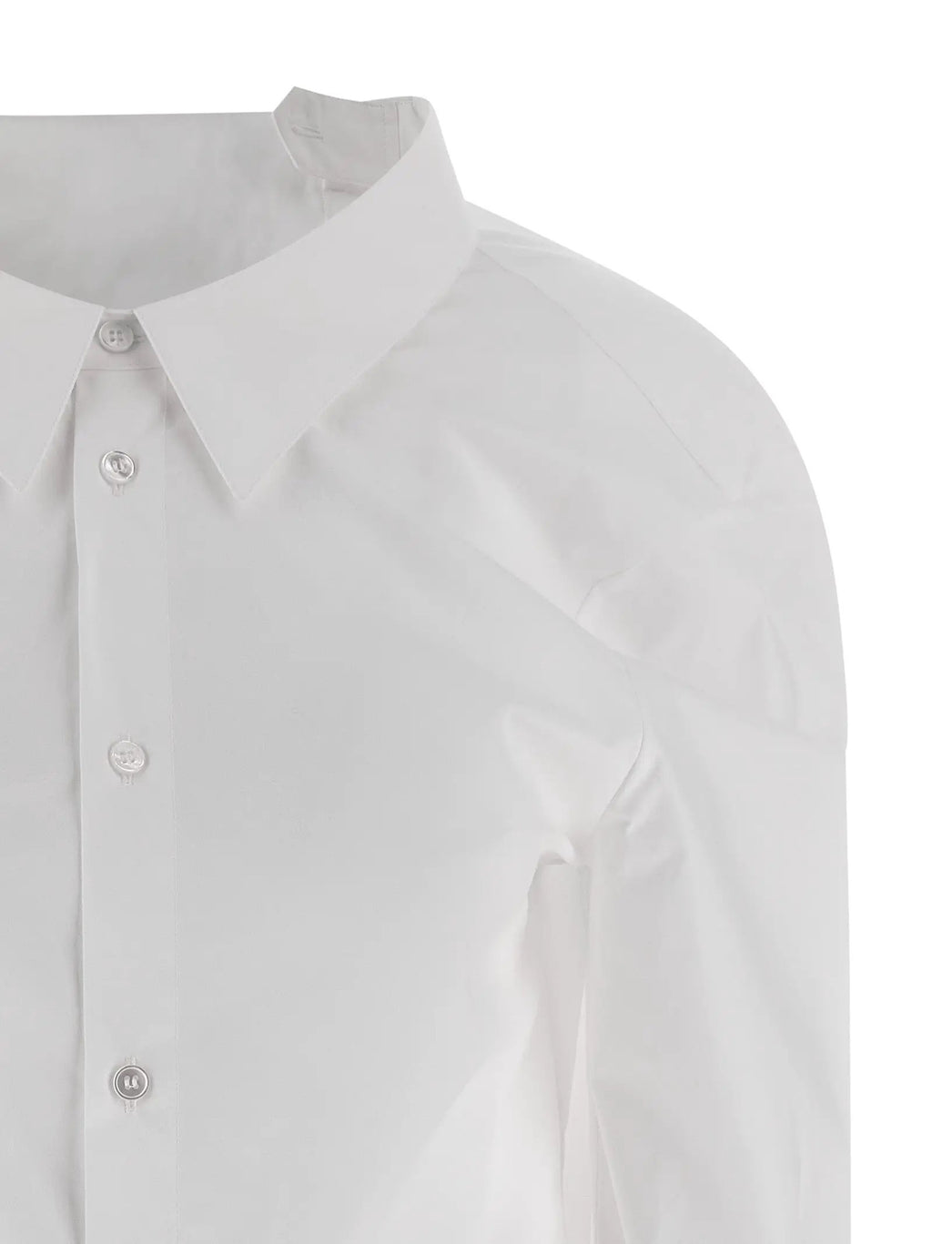 MM6 Maison Margiela White Cotton Blouse