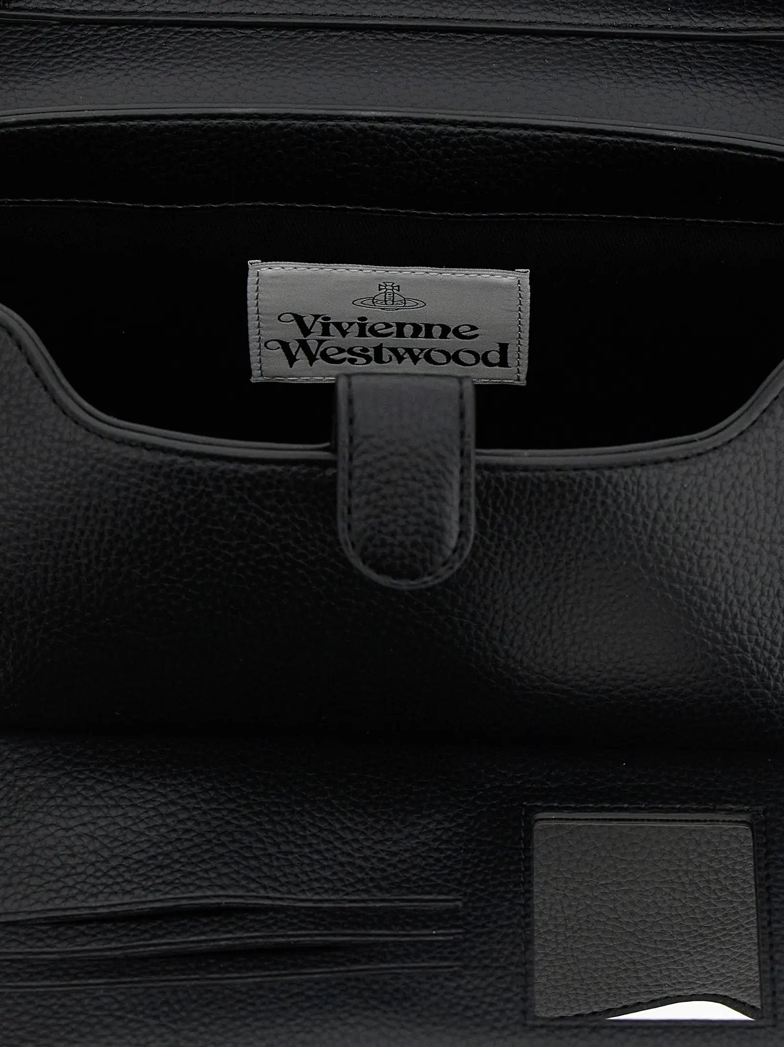 Vivienne Westwood Black Polyethylene Shoulder Bag