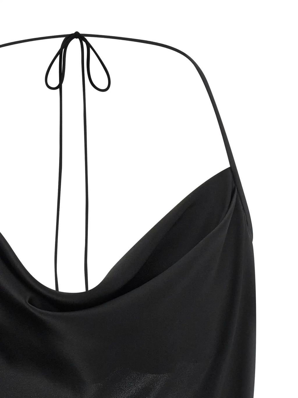 Valentino Garavani Black Silk Tank Tops