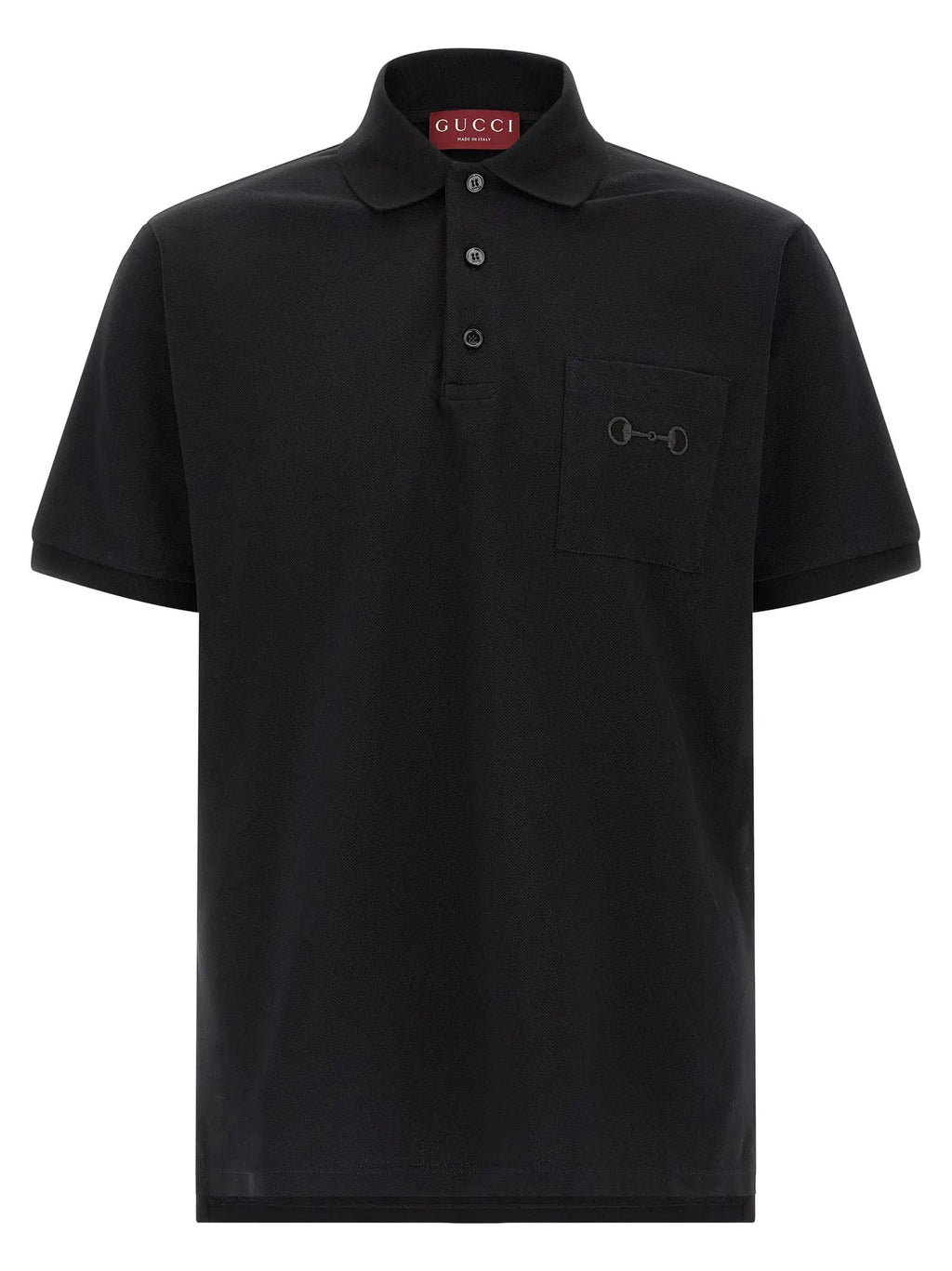 Polo Gucci en coton noir